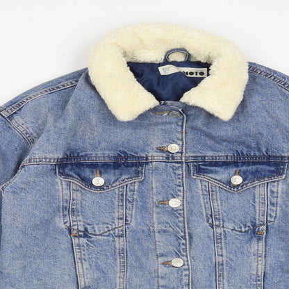 Womens UK Size 10 Topshop Blue Jacket