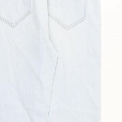 Replay Womens Blue Cotton Mom Jeans Size 31 in L26 in Regular Button