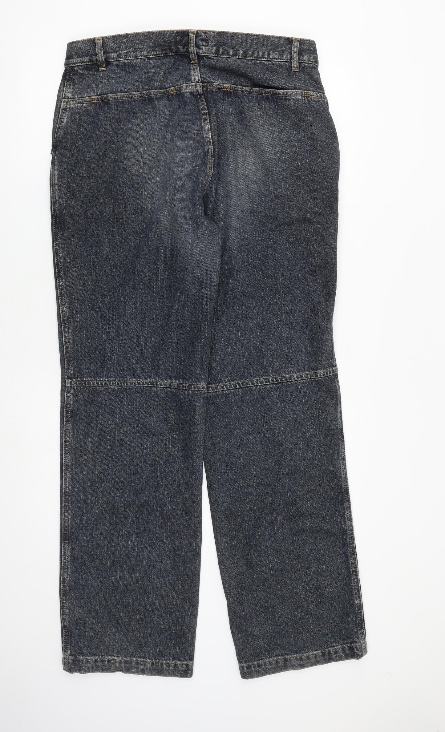 Womens UK Size 12 H&M Regular Fit Straight Blue Jeans