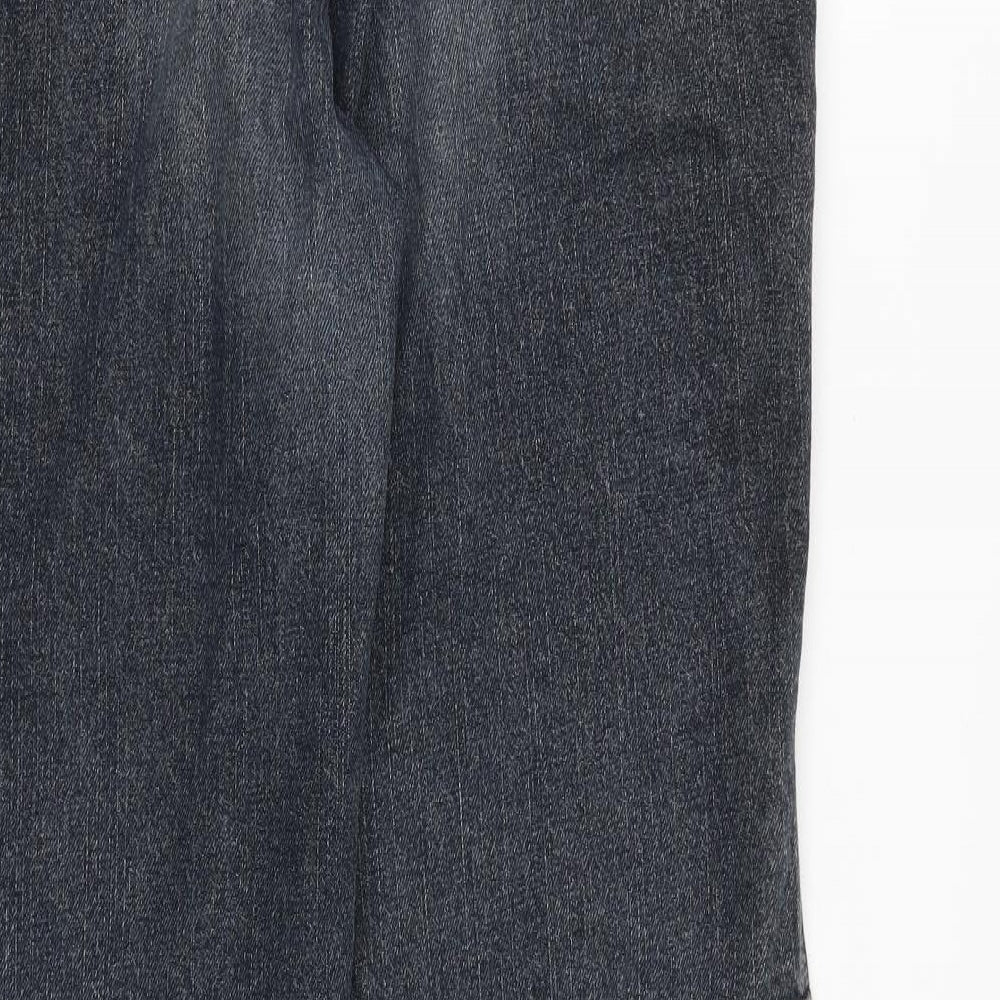 Womens UK Size 12 H&M Regular Fit Straight Blue Jeans