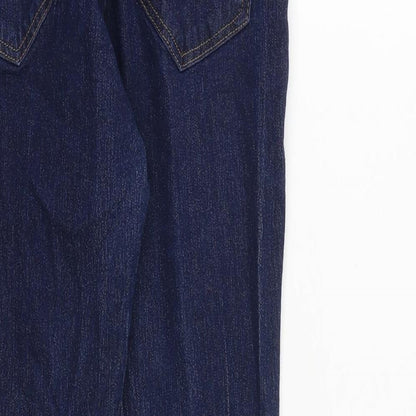 Womens UK Size 32 in H&M Regular Fit Straight Blue Jeans