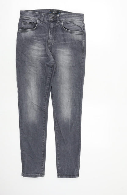 Mens UK Size 28 in NEXT Slim Fit Tapered Grey Jeans