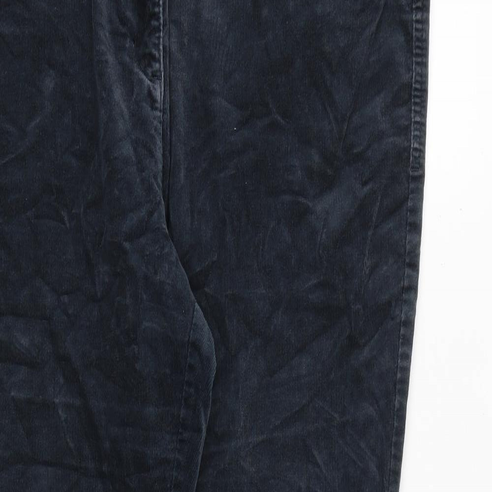Womens UK Size 16 Marks and Spencer Regular Fit  Blue Trousers