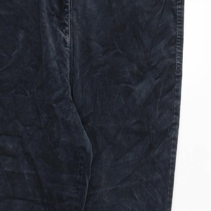 Womens UK Size 16 Marks and Spencer Regular Fit  Blue Trousers