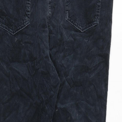 Womens UK Size 16 Marks and Spencer Regular Fit  Blue Trousers