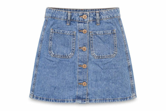 Womens UK Size 6 Bershka Mini Denim Skirt