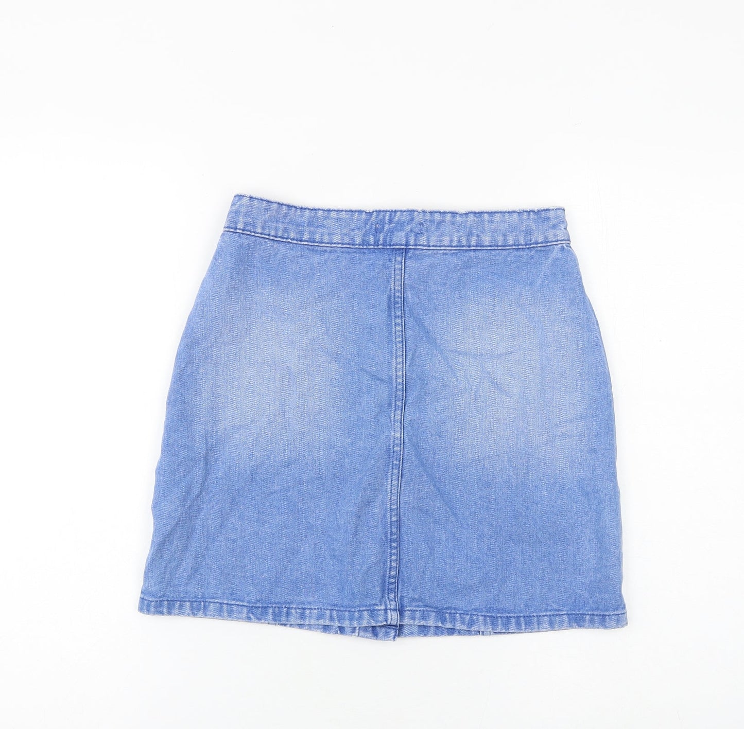 Womens UK Size 8 Denim & Co. A-Line Denim Skirt