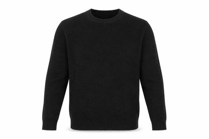 Mens UK Size M Pull&Bear Black Pullover Jumper