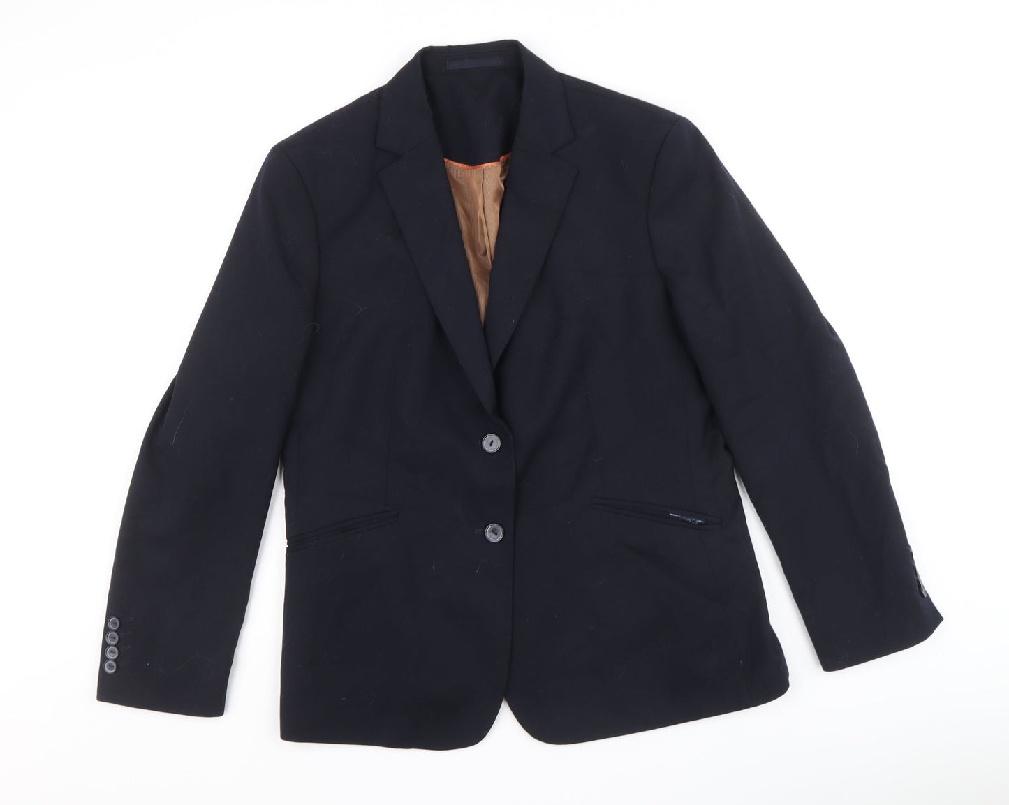 Mens UK Size 44 Brook Taverner Regular Black Suit Jacket