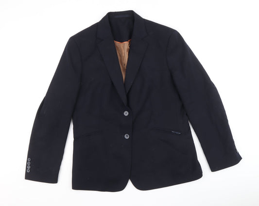Mens UK Size 44 Brook Taverner Regular Black Suit Jacket