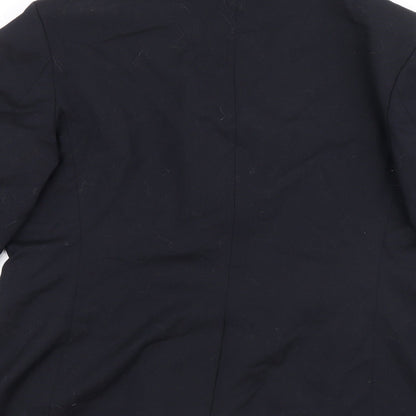 Mens UK Size 44 Brook Taverner Regular Black Suit Jacket