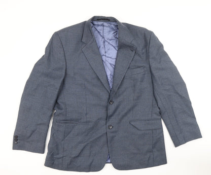 Mens UK Size 42 Skopes Regular Blue Suit Jacket