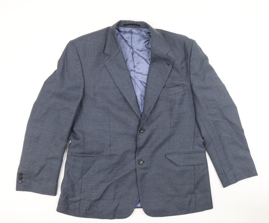 Mens UK Size 42 Skopes Regular Blue Suit Jacket