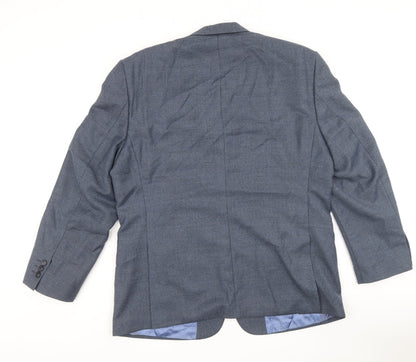 Mens UK Size 42 Skopes Regular Blue Suit Jacket