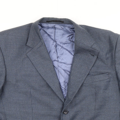 Mens UK Size 42 Skopes Regular Blue Suit Jacket