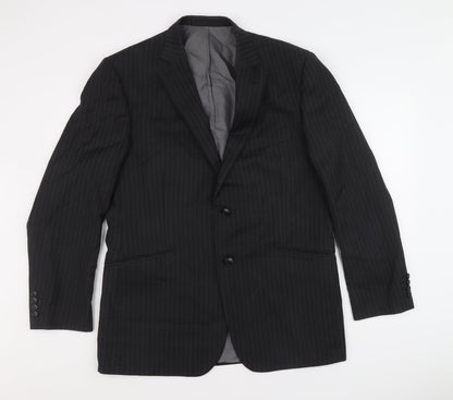 Mens UK Size 42 Marks and Spencer Regular Black Suit Jacket