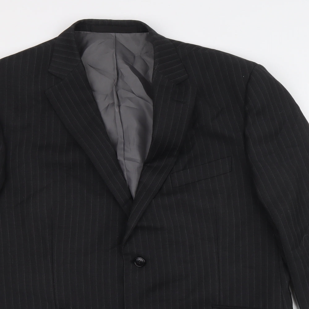 Mens UK Size 42 Marks and Spencer Regular Black Suit Jacket