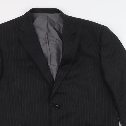 Mens UK Size 42 Marks and Spencer Regular Black Suit Jacket