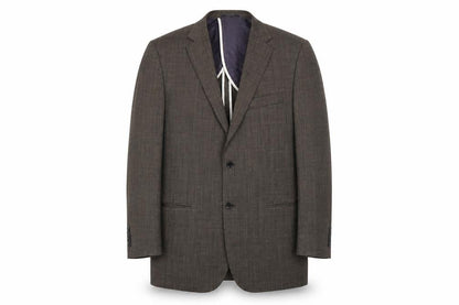 Sacoor Mens Grey Wool Jacket Blazer Size 54 Regular - Five button sleeve