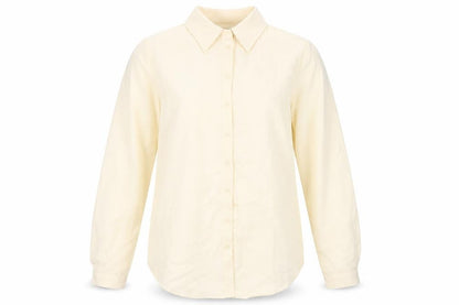 Womens UK Size 4 PRETTYLITTLETHING Beige Basic Button-Up