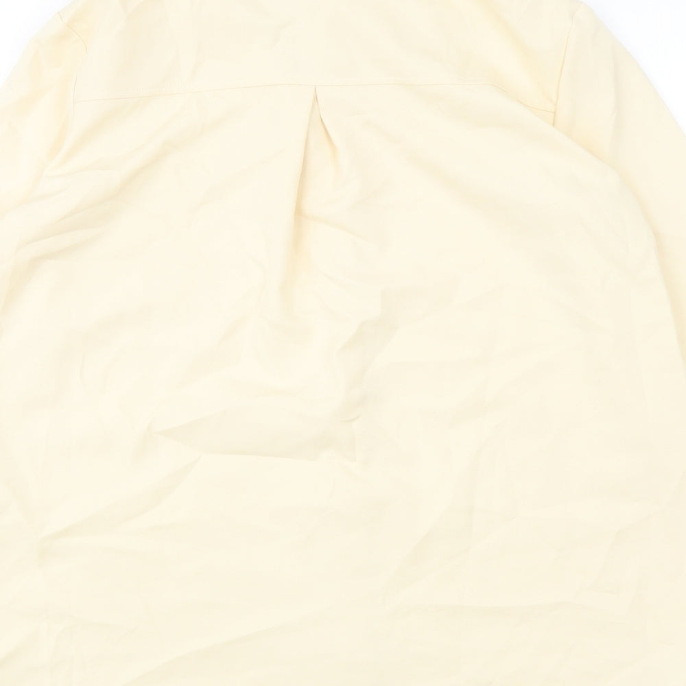 Womens UK Size 4 PRETTYLITTLETHING Beige Basic Button-Up
