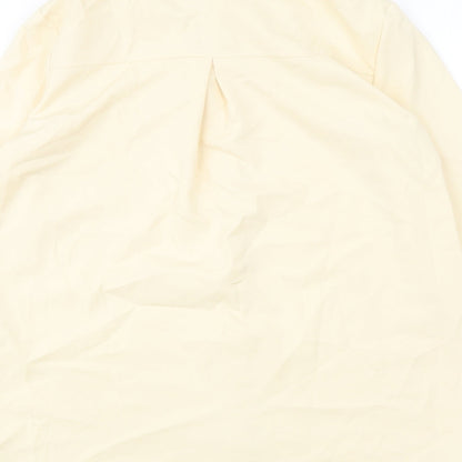 Womens UK Size 4 PRETTYLITTLETHING Beige Basic Button-Up