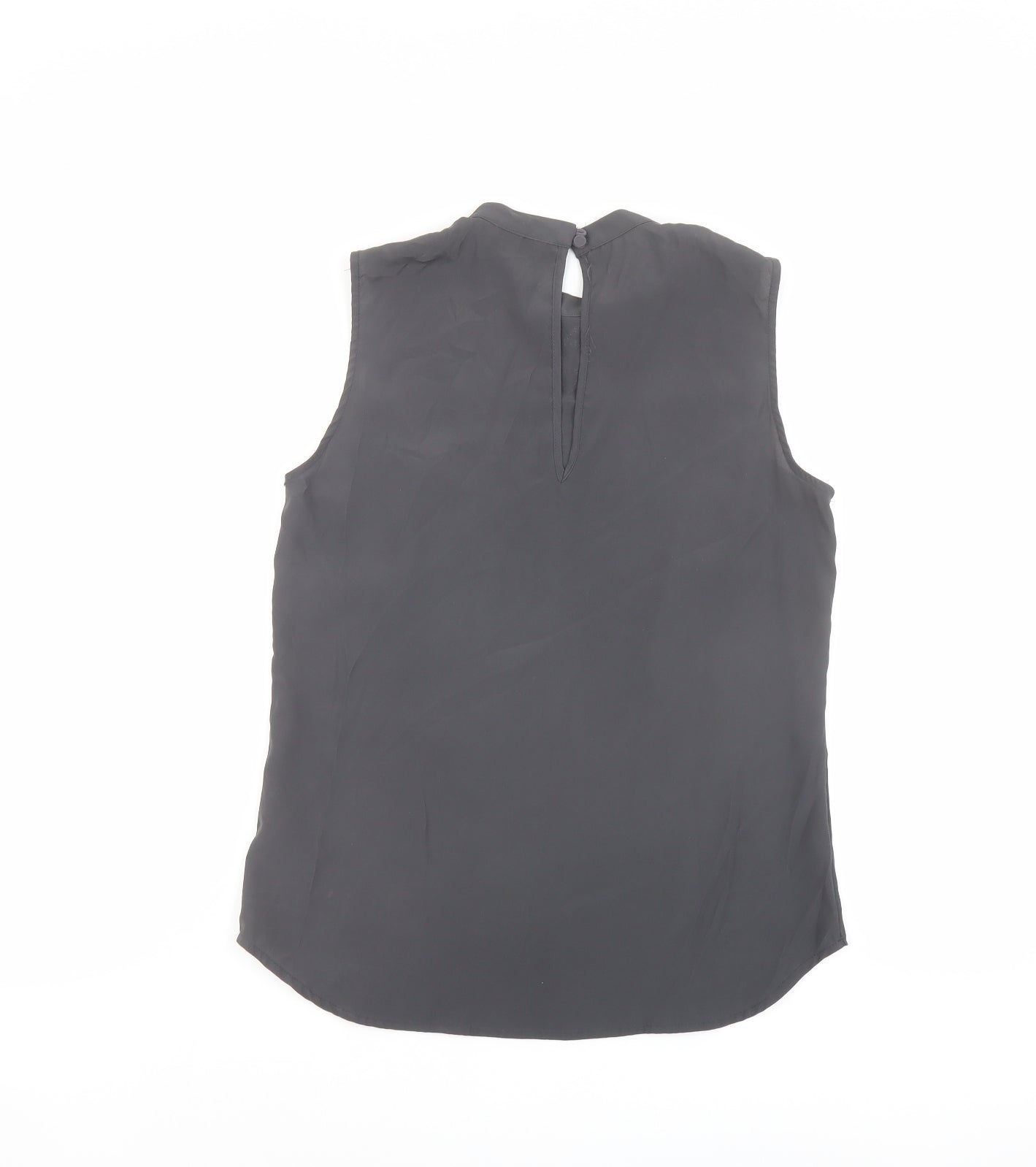 Womens UK Size 8 H&M Grey Basic Tank
