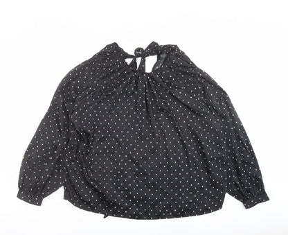 Womens UK Size 12 Marks and Spencer Black Basic Blouse