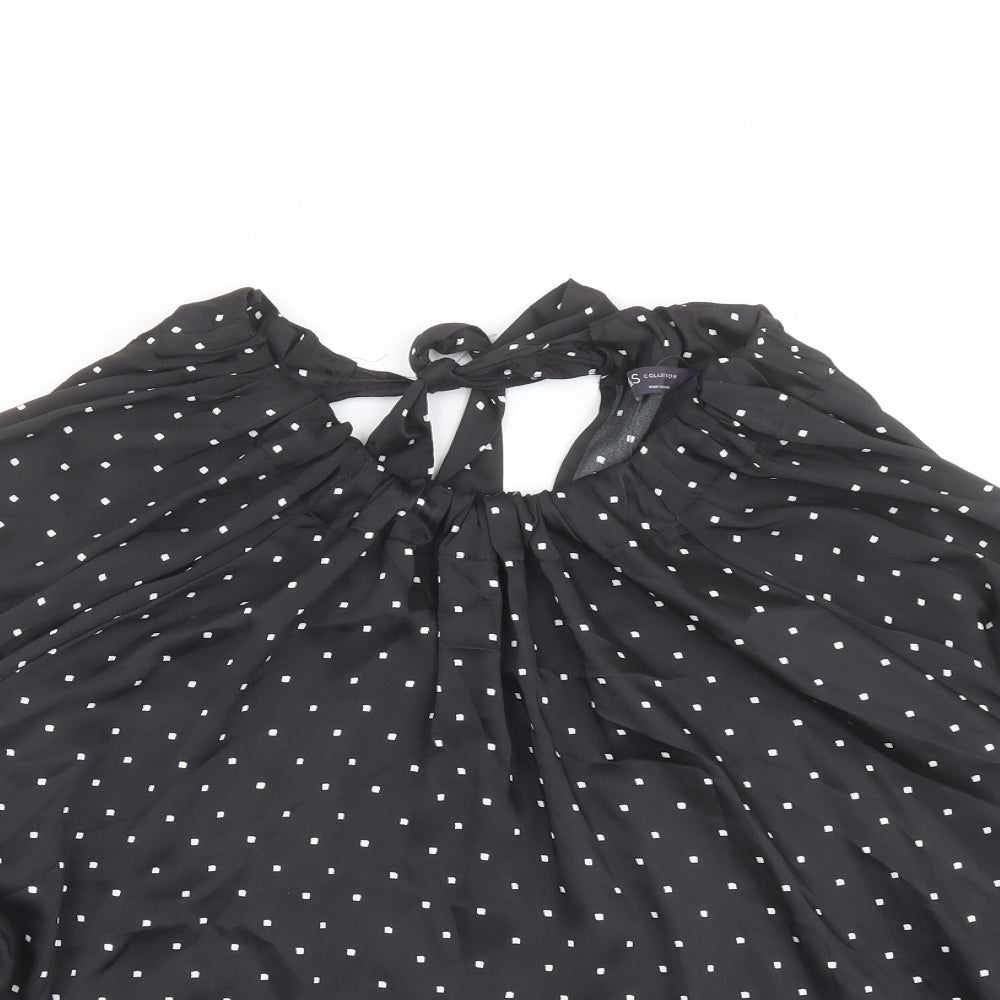 Womens UK Size 12 Marks and Spencer Black Basic Blouse
