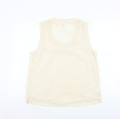 Womens UK Size 16 NEXT Beige Basic Tank