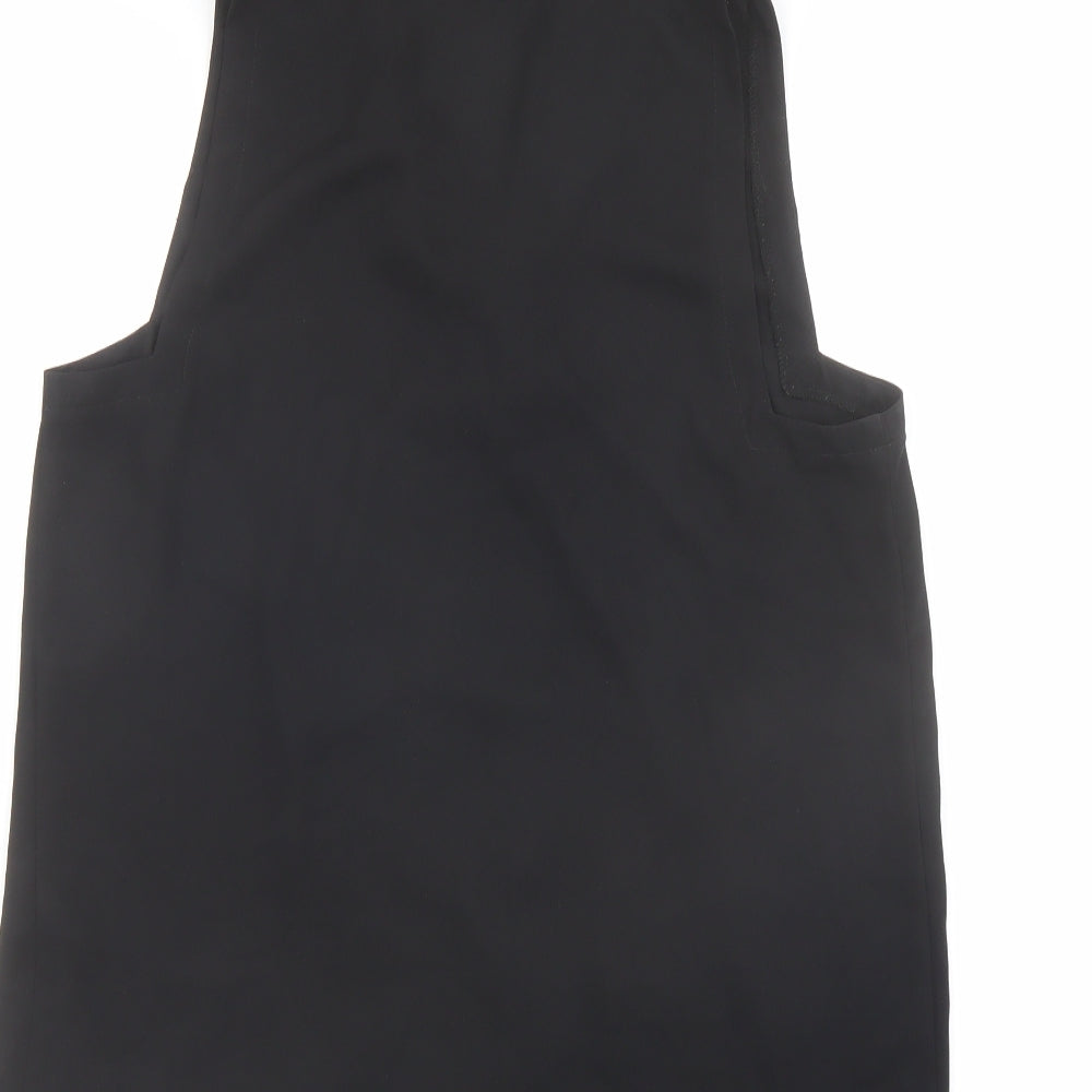 Womens UK Size 10 Topshop Black Basic Blouse