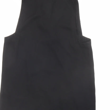 Womens UK Size 10 Topshop Black Basic Blouse