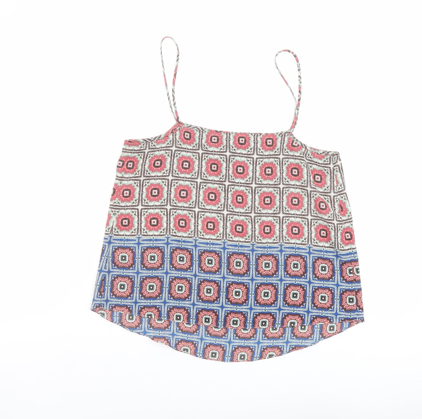 Womens UK Size 10 Topshop Multicoloured Camisole Tank