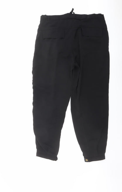 Womens UK Size 10 ASOS Regular Fit  Black Trousers