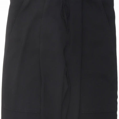 Womens UK Size 10 ASOS Regular Fit  Black Trousers