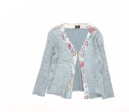 EAST Womens Green Polyester Basic Blouse Size M V-Neck