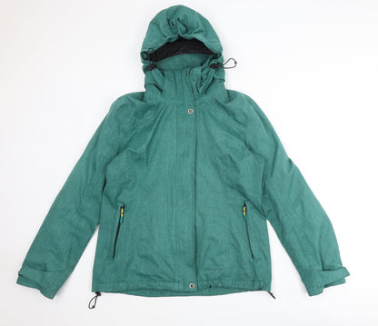 Ayacucho Mens Green Windbreaker Jacket Size S Zip