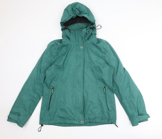 Ayacucho Mens Green Windbreaker Jacket Size S Zip