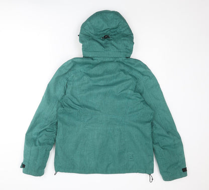 Ayacucho Mens Green Windbreaker Jacket Size S Zip