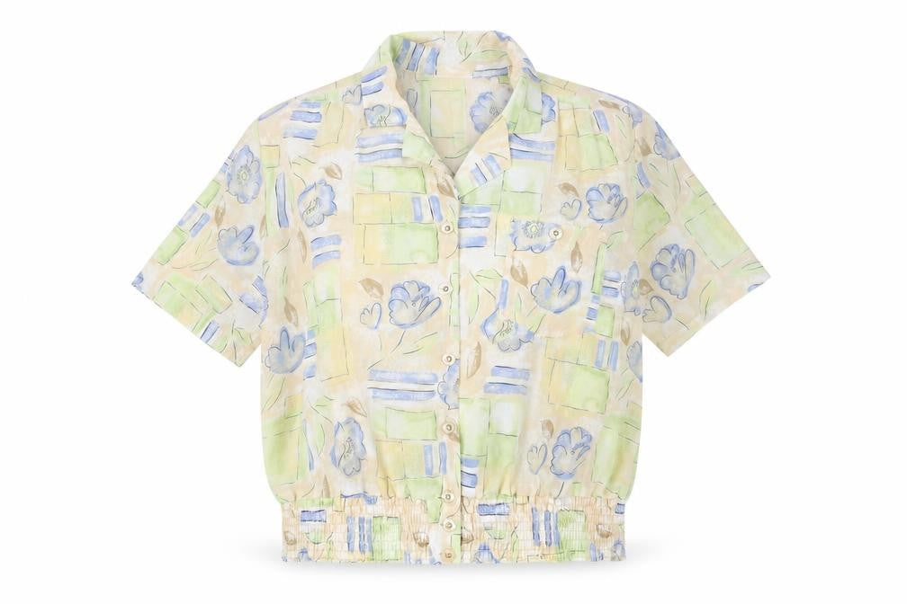 Womens UK Size 18 First Avenue Multicoloured Basic Button-Up