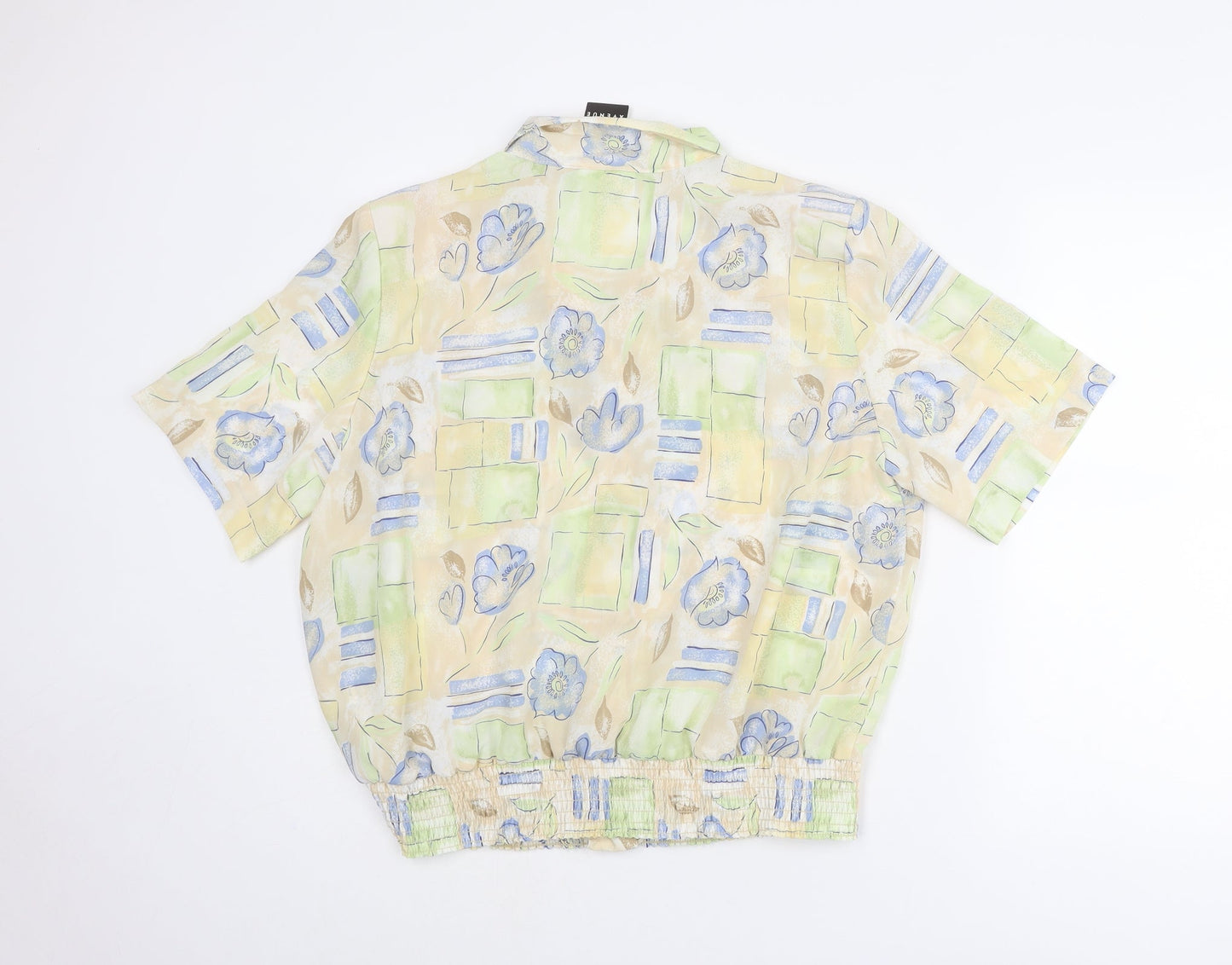Womens UK Size 18 First Avenue Multicoloured Basic Button-Up