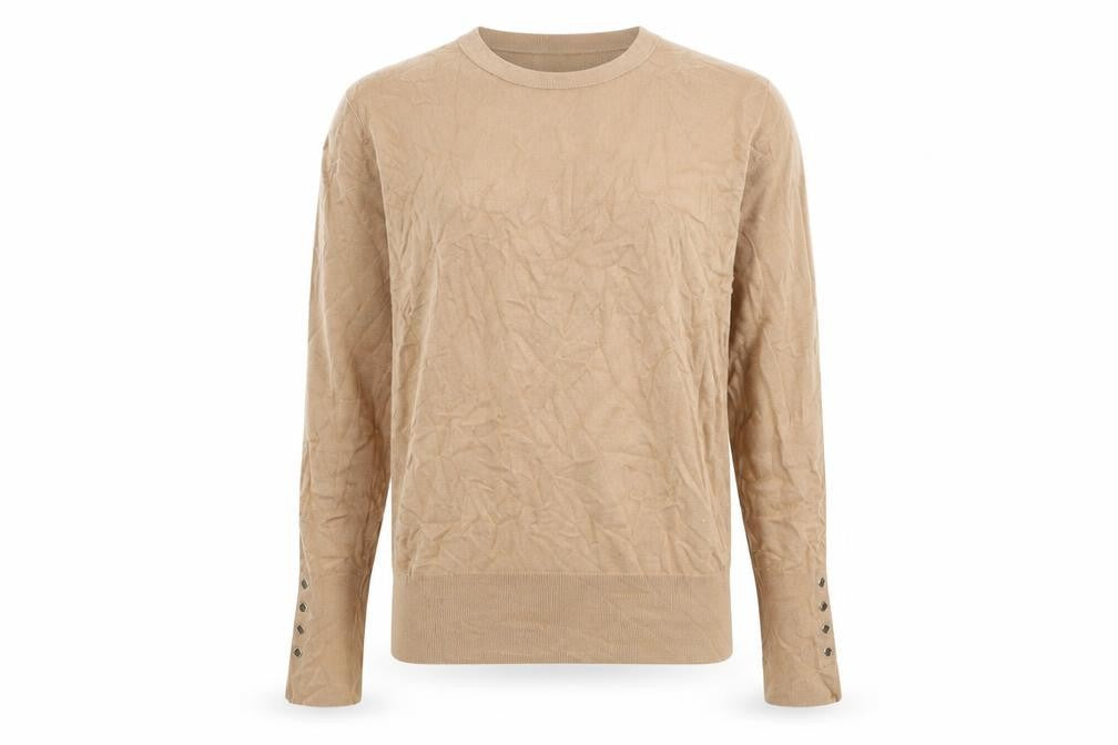 Womens UK Size L Zara Beige Pullover Jumper