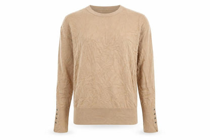 Womens UK Size L Zara Beige Pullover Jumper