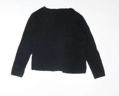 Womens UK Size L Debbie Morgan Black Cardigan Jumper
