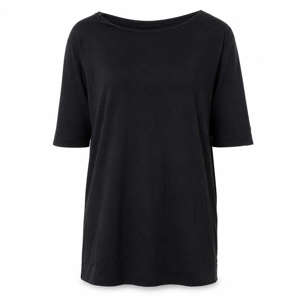 Womens UK Size XS Peruvian Connection Black Basic T-Shirt