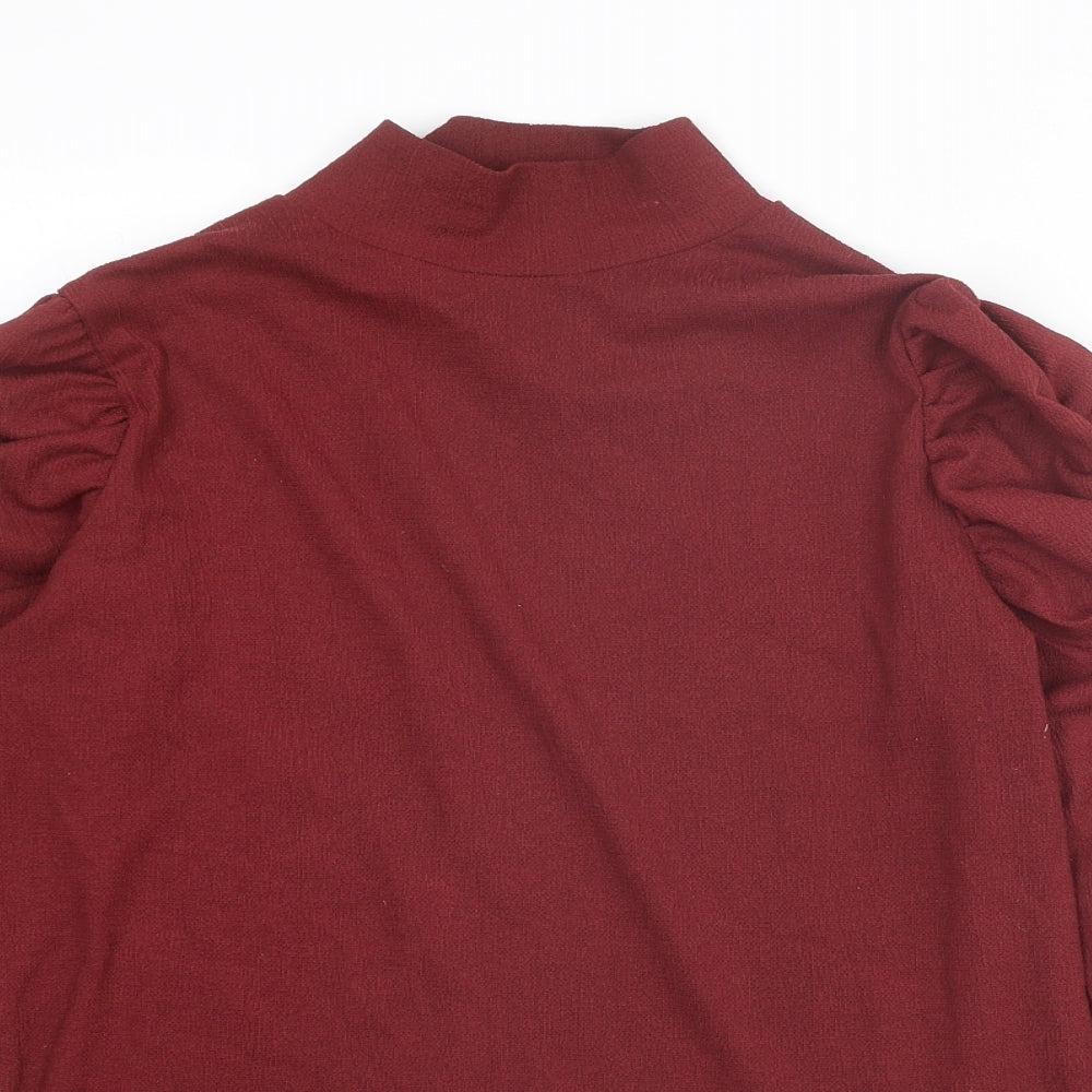 Womens UK Size M Select Red Basic T-Shirt