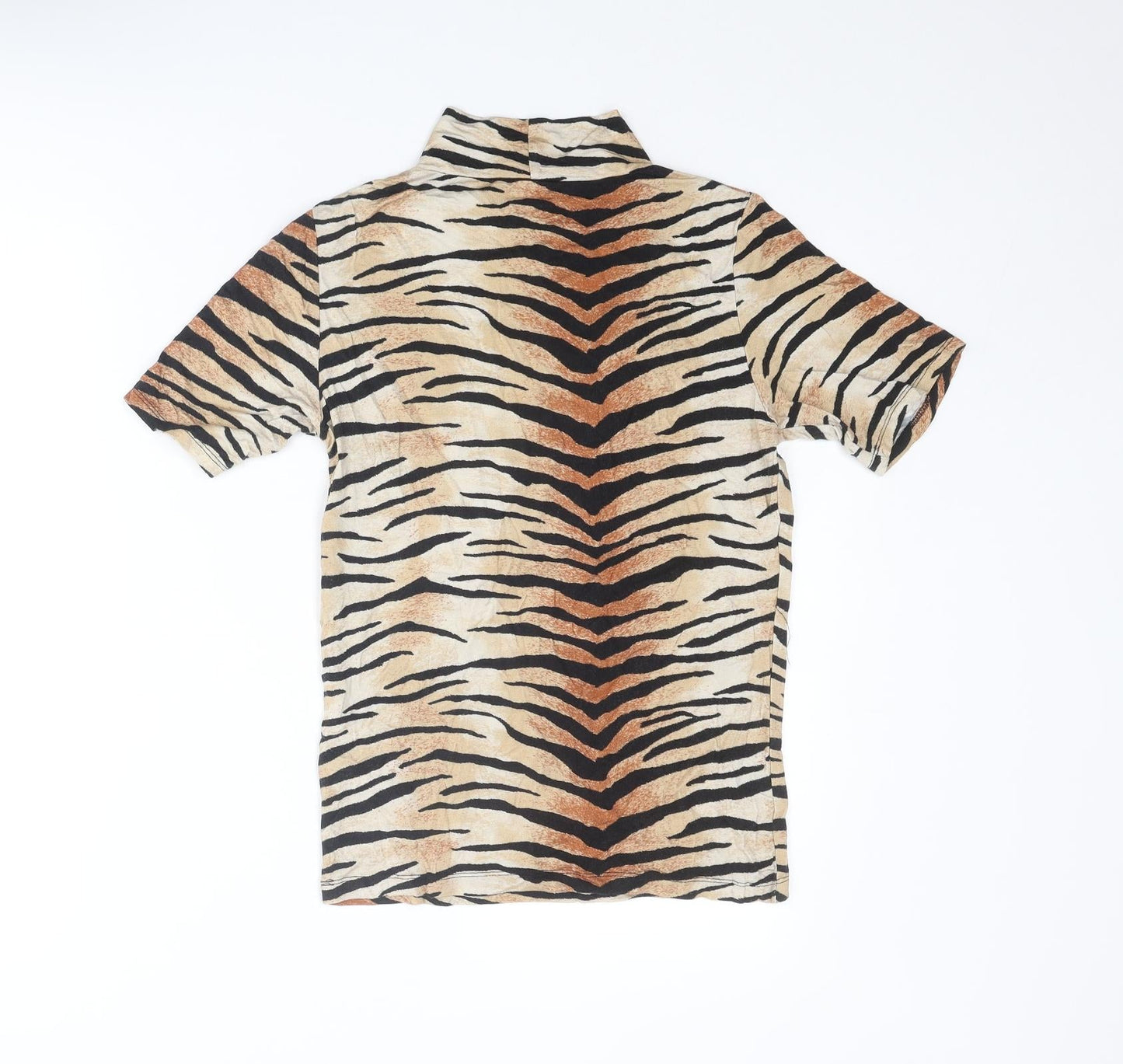 Womens UK Size 14 Select Beige Basic T-Shirt