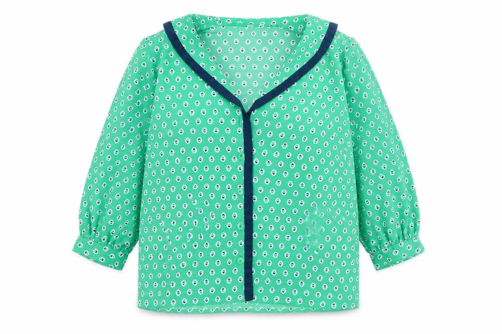 Womens UK Size 14 Country Casuals Green Basic Button-Up