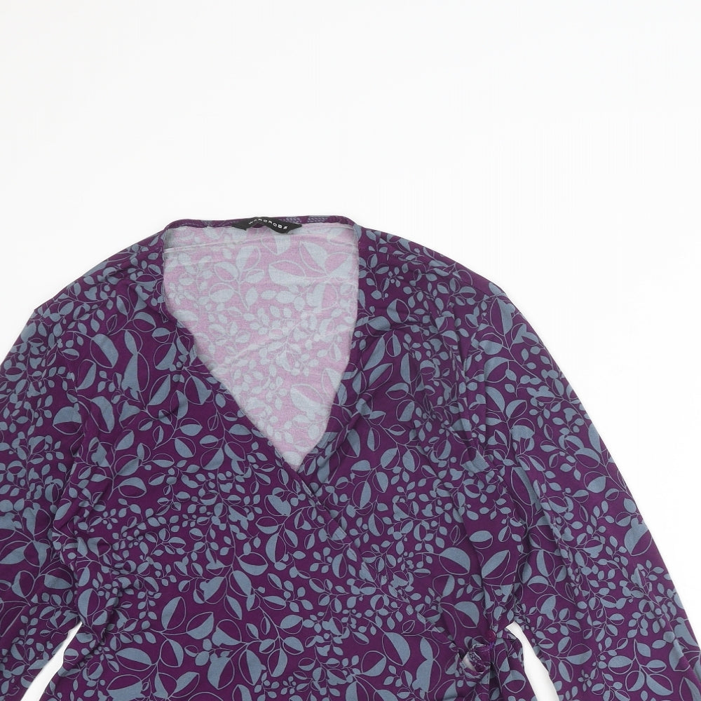 Womens UK Size 16 Wardrobe Purple Basic Blouse