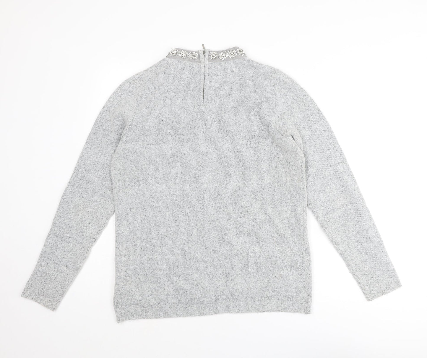Womens UK Size 12 Dorothy Perkins Grey Pullover Jumper